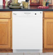 GE GLDA690FWW 24" White Full Console Dishwasher - Energy Star