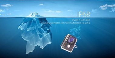 MELIFE I3 Action Camera, 2K WIFI Sports Action Cam IP68 30M Waterproof Helmet Camera with Built-in 2" LCD Screen... N2