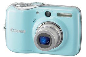 Canon Powershot E1 10MP Digital Camera with 4x Optical Image Stabilized Zoom (White) N6