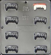 Dracula&#039;s Vampire Teeth Chocolate Candy Mold Halloween 947