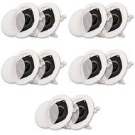 Acoustic Audio CS-IC42-5PR 150 Watt 4" 2-Way Home Theater In-Wall/Ceiling Speakers (5-Pair)
