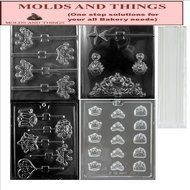 Princess Kit chocolate candy mold with Copyrighted Chocolate Molding Instructions