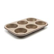 MARX 6 Cups Nonstick Regular Muffin Pan Cake Cupcake Mold Cheesecake Sringform pan (1) N3