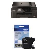 Brother Printer MFCJ650DW Wireless Color Printer with Scanner, Copier and Fax N5