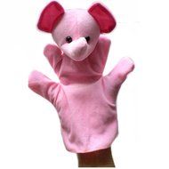 Plush Toy，BeautyVan 1pcs Animal Finger Puppet Plush Gift Toy (Beige) N4