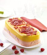 Silikomart Silicone Fancy and Function Bakeware Collection Plumcake Pan, Rose