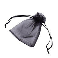 Candy Small Bag DZT1968&reg; 100pcs Organza Wedding Party Decoration Gift Candy Sheer Bags Pouches (Black) N13