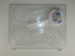 Thank You on circular background AO138 All Occasion Chocolate Candy Mold