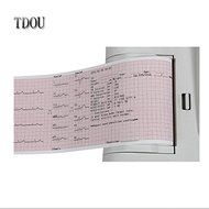 TDOU Thermal paper Roll ECG Paper 110mm20M for CE Marked Digital 12 Leads 3/6 Channel ECG Machine ECG600G Insulation... N4