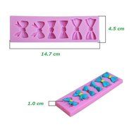 4 Strings Of Pearl Fondant Sugar Paste Bead Mold Clay Chocolate Mould Cake Decorating Tools Yihuily N107