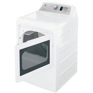 GE GTD65GBSJWS 27" Energy Star Rated Front Load Gas Dryer with 7.4 cu. ft. Capacity in White N3
