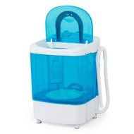 Della Electric Small Mini Portable Compact Washer Washing Machine (8.8 LB Capacity), Blue N7