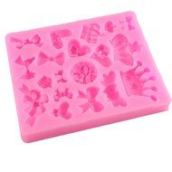 4 Strings Of Pearl Fondant Sugar Paste Bead Mold Clay Chocolate Mould Cake Decorating Tools Yihuily N123