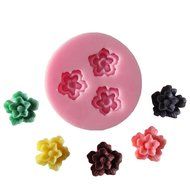 4 Strings Of Pearl Fondant Sugar Paste Bead Mold Clay Chocolate Mould Cake Decorating Tools Yihuily N125