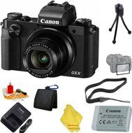 Canon PowerShot G5 X Digital Camera with 4.2x Optical Zoom, Built-in Wi-Fi and 3 inch LCD + 6pc Starter Set