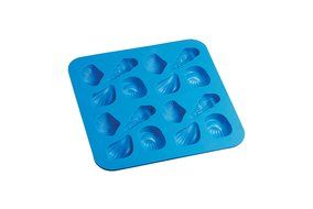 Silicone Chocolate Mold - Shells -Blue - Also Good for Ice Cubes &amp; Truffles