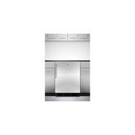 Summit ALB753LBLSSHV 24" Compact ADA Compliant All Refrigerator with 5.5 Cu. Ft. Capacity Automatic Defrost Adjustable... N2