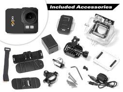 eXpo Sports Action Camera 1080P HD Underwater Camcorder Wifi Remote 20 MP 2.0 Inch LCD Display (Black) N7