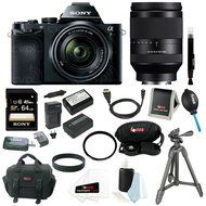 Sony 24.3MP a7R ILCE7K/B ILCE7KB ILCE7K Full-Frame Interchangeable Digital Lens Camera with 28-70mm Lens and Sony... N7