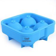 Ramini Brands Premium Whiskey Ice Ball Maker Mould Tray With Lid - Bonus Recipes - Jello Cake Pops Chocolate Candy... N9
