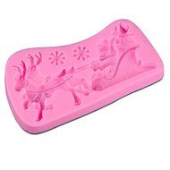 Christmas Santa Claus and Deer Shaped Food Grade Silicone Mold by uGen! Soap Ice Cake Mold. Sugarcraft Chocolate...