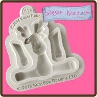 Sugar Buttons Cupcake Fondant Icing Embellishment Mould: Reindeer Mould