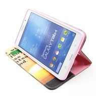 Tab 4 7.0 Case, Firefish Damage Resistance Case Premium PU Leather Wallet Card Slots Kickstand Feature Case for... N189