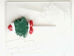 Smiling Christmas Tree Lollipop - Chocolate Candy Mold - C160