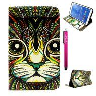 Tab 4 7.0 Case, Firefish Damage Resistance Case Premium PU Leather Wallet Card Slots Kickstand Feature Case for... N199