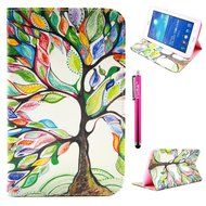 Tab 4 7.0 Case, Firefish Damage Resistance Case Premium PU Leather Wallet Card Slots Kickstand Feature Case for... N200