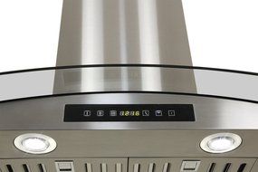 Golden Vantage Stainless Steel 30" Euro Style Wall Mount Range Hood Led Screen N7