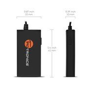 TaoTronics Wireless Portable Bluetooth Transmitter Connected to 3.5mm Audio Devices, Paired with Bluetooth Receiver... N8