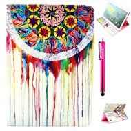 Tab 4 7.0 Case, Firefish Damage Resistance Case Premium PU Leather Wallet Card Slots Kickstand Feature Case for... N205