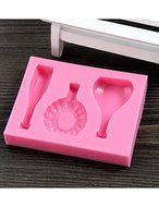 European Wine Bottle Glass Fondant Cake Chocolate Silicone Mold, Decoration Tools Bakeware N2