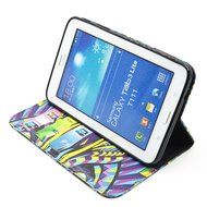 Tab 4 7.0 Case, Firefish Damage Resistance Case Premium PU Leather Wallet Card Slots Kickstand Feature Case for... N207
