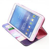 Tab 4 7.0 Case, Firefish Damage Resistance Case Premium PU Leather Wallet Card Slots Kickstand Feature Case for... N209