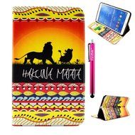 Tab 4 7.0 Case, Firefish Damage Resistance Case Premium PU Leather Wallet Card Slots Kickstand Feature Case for... N216