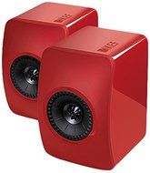 KEF LS50 Studio Monitor Limited Edition Speakers - Racing Red Color - Bookshelf - Sold in pair