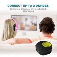 Abdtech Wireless Bluetooth 4.1 Stereo Transmitter and Audio Receiver 2-In-1 Adapter With 3.5mm Stereo Output and... N2
