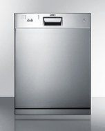 Dishwasher 23.5" Built-In Countertop Stainless Steel Euro Kitchen Appliance SALE N3