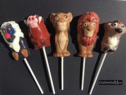 Lion King Family Chocolate Candy Lollipop Mold