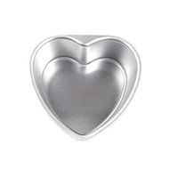 Hanperal 6 Inch Heart Shaped Cake Pan with Removable Bottom N2