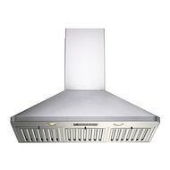 KOBE Range Hoods RA9436SQB-DC46-1 6-Speed 750 CFM Premium Wall Mount Range Hood Fits Ceiling Heights Of 10-1/2... N4