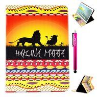 Tab 4 7.0 Case, Firefish Damage Resistance Case Premium PU Leather Wallet Card Slots Kickstand Feature Case for... N244