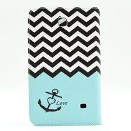 Tab 4 7.0 Case, Firefish Damage Resistance Case Premium PU Leather Wallet Card Slots Kickstand Feature Case for... N246