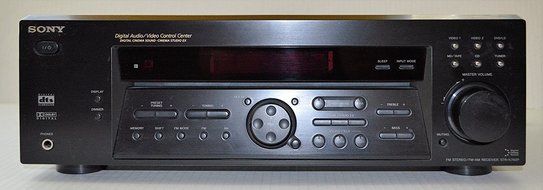 SONY STR-K740P SILVER FM STEREO FM AM RECEIVER 5.1 CHANNEL DIGITAL AUDIO/VIDEO CONTROL CENTER 80 WATTS N5