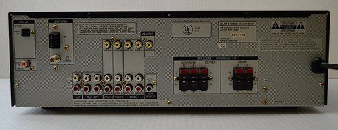 SONY STR-K740P SILVER FM STEREO FM AM RECEIVER 5.1 CHANNEL DIGITAL AUDIO/VIDEO CONTROL CENTER 80 WATTS N6