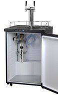 Kegco Kegerator Digital Beer Keg Cooler Refrigerator - Dual Faucet - D System N9