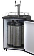 Kegco Kegerator Digital Beer Keg Cooler Refrigerator - Dual Faucet - D System N10
