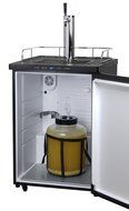 Kegco Kegerator Digital Beer Keg Cooler Refrigerator - Dual Faucet - D System N11